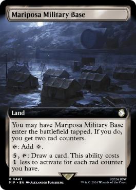 [443]【EN】■拡張アート■マリポーサ軍事基地/Mariposa Military Base【PIP】[R][土地]