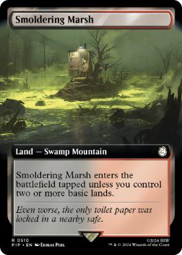 [510]【EN】■拡張アート■燻る湿地/Smoldering Marsh【PIP】[R][土地]