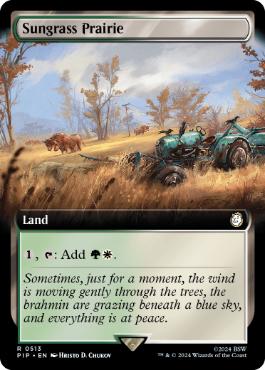 [513]【EN】■拡張アート■サングラスの大草原/Sungrass Prairie【PIP】[R][土地]