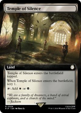 [524]【EN】■拡張アート■静寂の神殿/Temple of Silence【PIP】[R][土地]