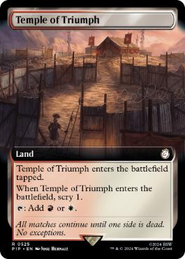 [525]【EN】■拡張アート■凱旋の神殿/Temple of Triumph【PIP】[R][土地]