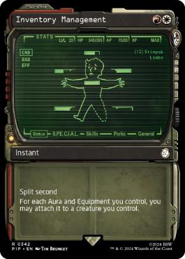 [342]【EN】【FOIL】■ショーケース■所持品管理/Inventory Management【PIP】[R][多色]