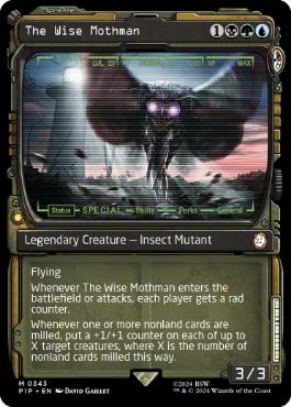 [343]【EN】【FOIL】■ショーケース■賢きモスマン/The Wise Mothman【PIP】[M][多色]