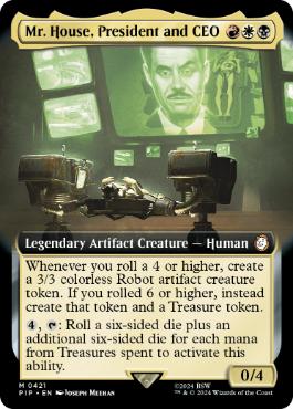 [421]【EN】【FOIL】■拡張アート■社長兼CEO、Mr.ハウス/Mr. House, President and CEO【PIP】[M][多色]