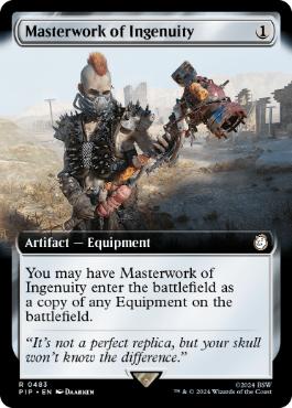 [483]【EN】【FOIL】■拡張アート■創意工夫の傑作/Masterwork of Ingenuity【PIP】[R][茶]