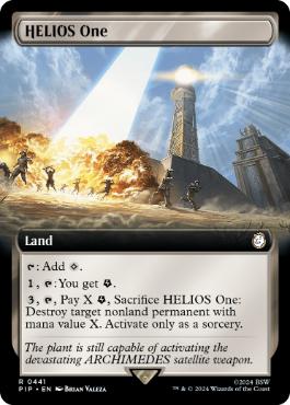 [441]【EN】【FOIL】■拡張アート■ヘリオス１/HELIOS One【PIP】[R][土地]