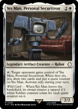 [029]【EN】個人用セキュリトロン、イエスマン/Yes Man, Personal Securitron【PIP】[R][白]