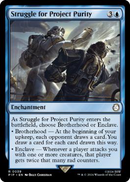 [039]【EN】浄化プロジェクトを懸けた戦い/Struggle for Project Purity【PIP】[R][青]