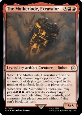 [062]【EN】掘削機、マザーロード/The Motherlode, Excavator【PIP】[R][赤]