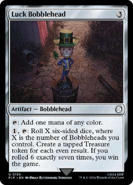 [135]【EN】ラックのボブルヘッド/Luck Bobblehead【PIP】[U][茶]