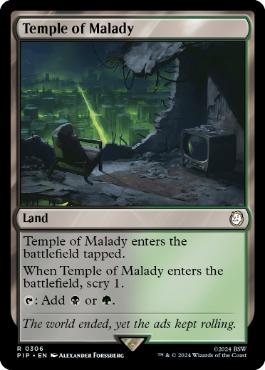 [306]【EN】疾病の神殿/Temple of Malady【PIP】[R][土地]