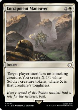[160]【EN】【FOIL】偽計/Entrapment Maneuver【PIP】[R][白]