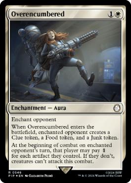 [546]【EN】【サージFOIL】重量過多/Overencumbered【PIP】[R][白]
