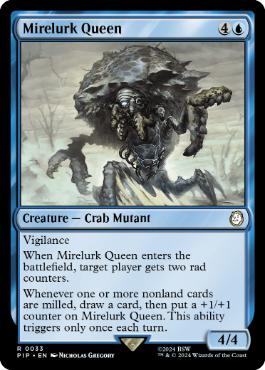[033]【EN】【FOIL】マイアラーク・クイーン/Mirelurk Queen【PIP】[R][青]