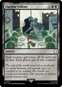 [047]【EN】【FOIL】放射性降下物/Nuclear Fallout【PIP】[R][黒]