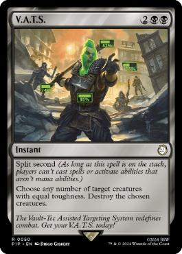 [050]【EN】【FOIL】V.A.T.S./V.A.T.S.【PIP】[R][黒]