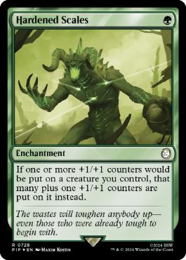 [728]【EN】【サージFOIL】硬化した鱗/Hardened Scales【PIP】[R][緑]