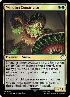 [223]【EN】【FOIL】巻きつき蛇/Winding Constrictor【PIP】[U][多色]