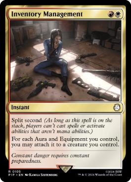 [105]【EN】【FOIL】所持品管理/Inventory Management【PIP】[R][多色]