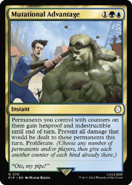 [111]【EN】【FOIL】変異の賜物/Mutational Advantage【PIP】[R][多色]