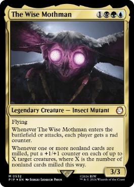 [532]【EN】【サージFOIL】賢きモスマン/The Wise Mothman【PIP】[M][多色]