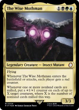[004]【EN】【FOIL】賢きモスマン/The Wise Mothman【PIP】[M][多色]