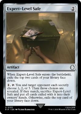 [133]【EN】【FOIL】エキスパート・レベルの金庫/Expert-Level Safe【PIP】[U][茶]