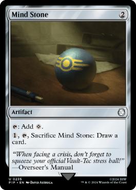 [235]【EN】【FOIL】精神石/Mind Stone【PIP】[U][茶]