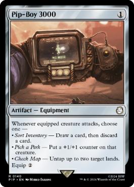 [140]【EN】【FOIL】ピップボーイ3000/Pip-Boy 3000【PIP】[R][茶]