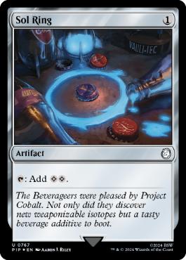 [767]【EN】【サージFOIL】太陽の指輪/Sol Ring【PIP】[U][茶]