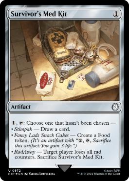 [672]【EN】【サージFOIL】救急キット/Survivor's Med Kit【PIP】[U][茶]