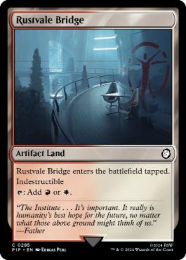 [285]【EN】【FOIL】錆付谷の橋/Rustvale Bridge【PIP】[C][土地]