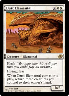 [006]【EN】【FOIL】塵の精霊/Dust Elemental【PLC】[R][白]