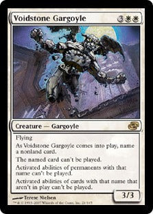 [030]【EN】【FOIL】虚空石のガーゴイル/Voidstone Gargoyle【PLC】[R][白]