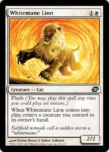 [031]【EN】白たてがみのライオン/Whitemane Lion【PLC】[C][白]