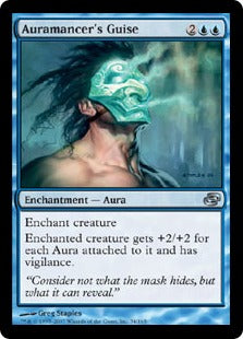 [034]【EN】【FOIL】オーラ術師の装い/Auramancer's Guise【PLC】[U][青]