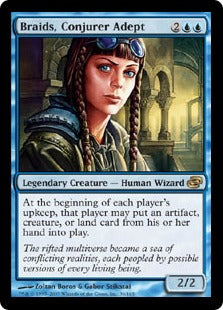 [036]【EN】【FOIL】妖術の達人ブレイズ/Braids, Conjurer Adept【PLC】[R][青]