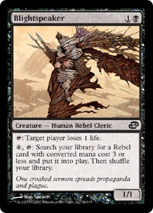 [064]【EN】【FOIL】荒廃語り/Blightspeaker【PLC】[C][黒]