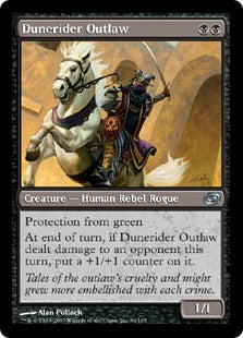 [072]【EN】【FOIL】砂丘乗りの無法者/Dunerider Outlaw【PLC】[U][黒]
