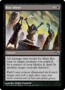[076]【EN】【FOIL】コーの葬送歌/Kor Dirge【PLC】[U][黒]