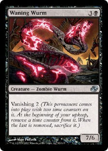 [092]【EN】【FOIL】衰退するワーム/Waning Wurm【PLC】[U][黒]