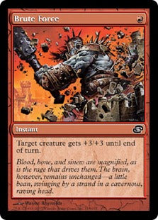 [098]【EN】【FOIL】粗暴な力/Brute Force【PLC】[C][赤]