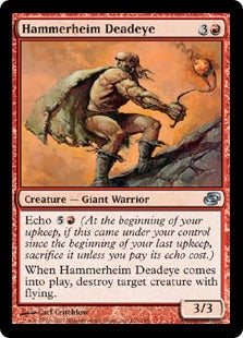 [105]【EN】ハンマーハイムの落とし屋/Hammerheim Deadeye【PLC】[U][赤]