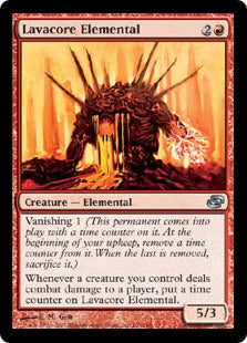 [107]【EN】溶岩核の精霊/Lavacore Elemental【PLC】[U][赤]