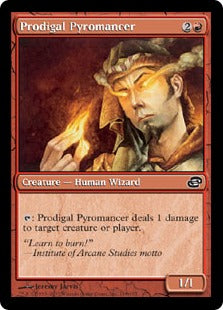 [111]【EN】【FOIL】放蕩紅蓮術士/Prodigal Pyromancer【PLC】[C][赤]
