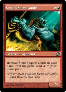 [117]【EN】猿人の指導霊/Simian Spirit Guide【PLC】[C][赤]