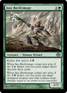 [124]【EN】【FOIL】アナの戦闘魔道士/Ana Battlemage【PLC】[U][緑]