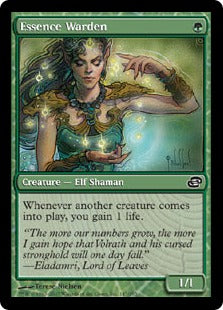 [127]【EN】【FOIL】本質の管理人/Essence Warden【PLC】[C][緑]