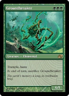 [133]【EN】【FOIL】地壊し/Groundbreaker【PLC】[R][緑]