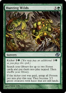 [137]【EN】【FOIL】未開の狩り/Hunting Wilds【PLC】[U][緑]